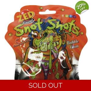 Zed Candy Snot Shots Sour Bubblegum 30g